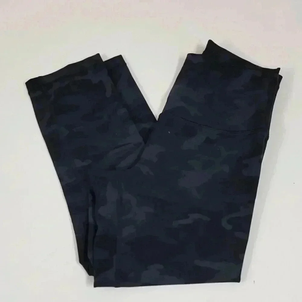 Lululemon Wunder Train High-Rise Crop 21"Heritage 365 Camo Deep Coal Multi - Picture 2 of 14